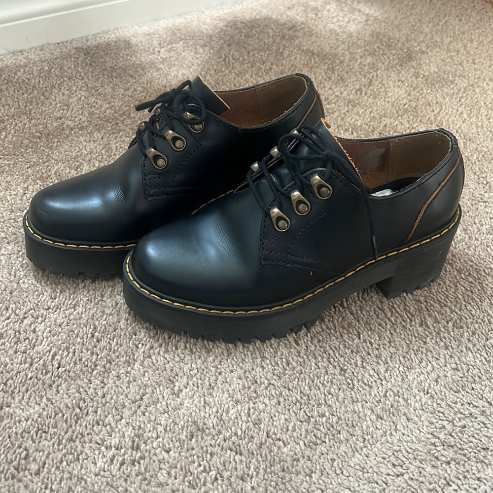 Dr. Martens Black and Brown Women's Shoes